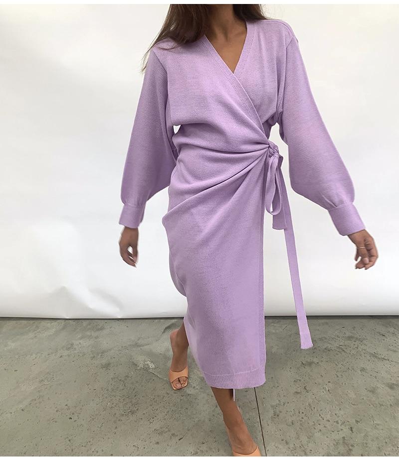 Variant image for Damen Tageskleid Übergröße Elegantes V-Ausschnitt Design - Mia-1