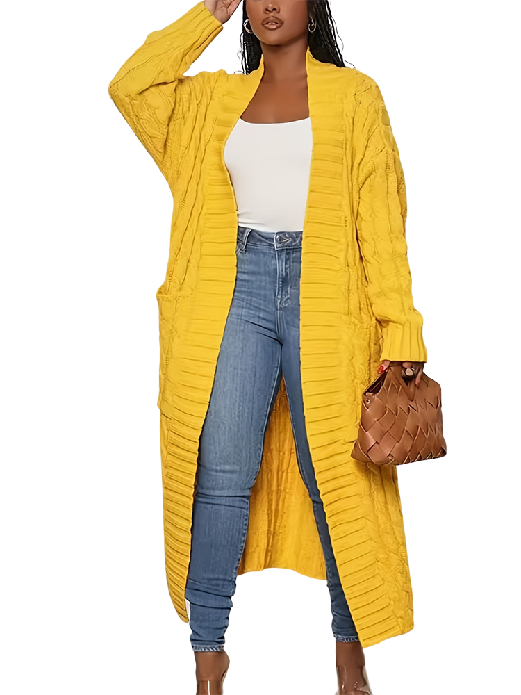 Rita - Elegante Lange Strickjacke für Damen