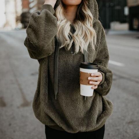 Trinity - Weicher Kapuzenpullover mit Kordelzug für Damen
