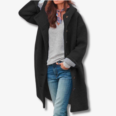 Moderne Lange Warmjacke für Damen