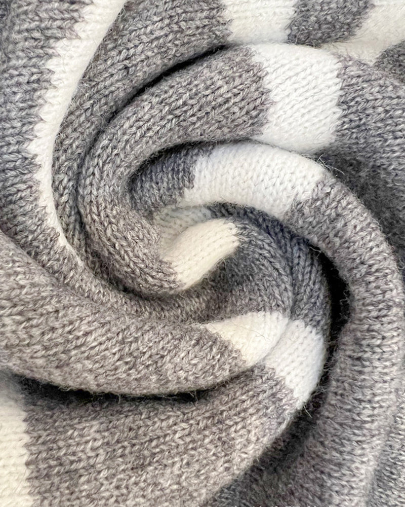 Lockere Lange Strickjacke