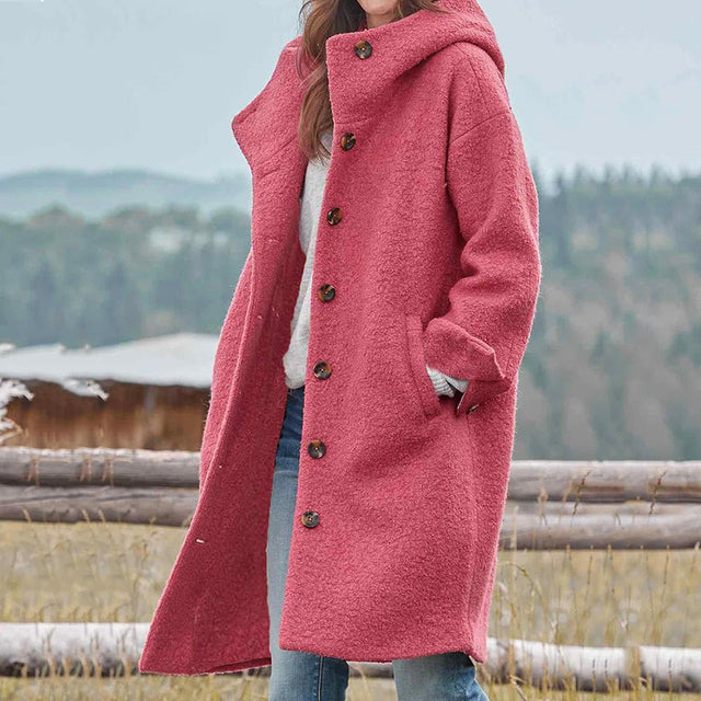 Damen Lange Strickjacke