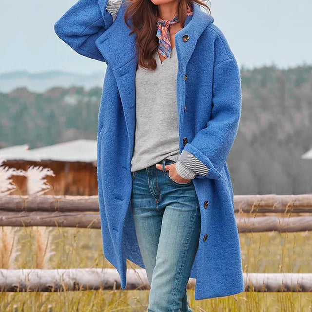 Damen Lange Strickjacke