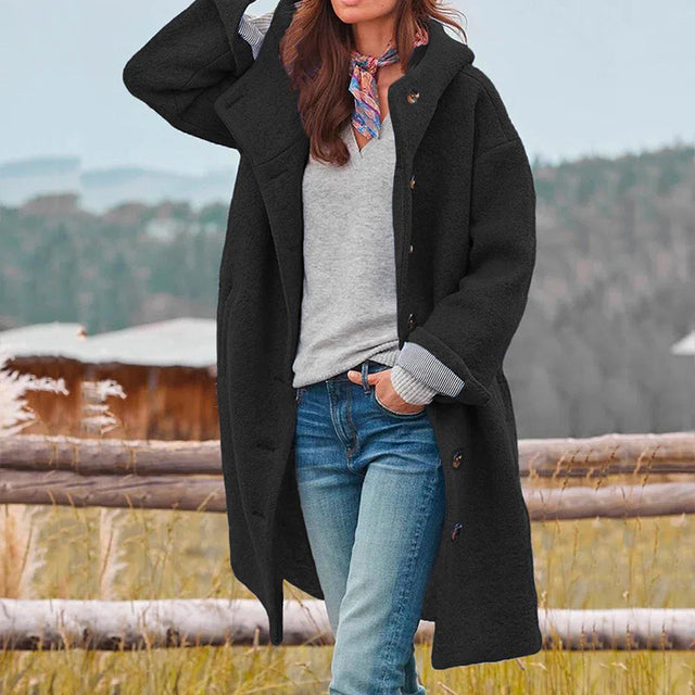 Damen Lange Strickjacke