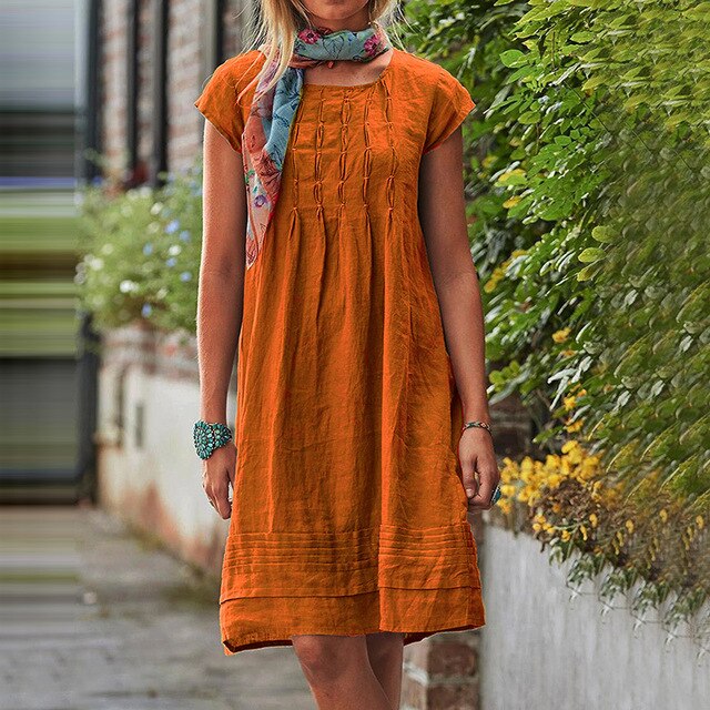 Variant image for Damen Sommerkleid Elegantes Design Leicht und Atmungsaktiv - Mia-9