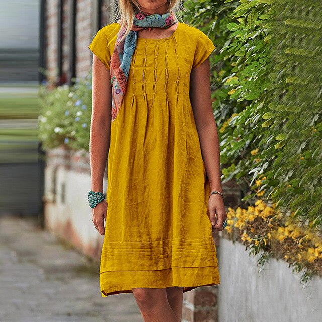 Variant image for Damen Sommerkleid Elegantes Design Leicht und Atmungsaktiv - Mia-25
