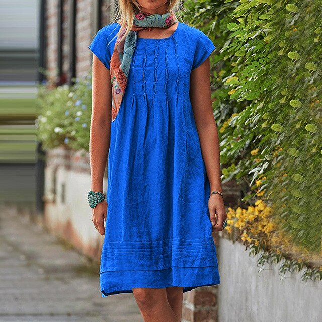 Variant image for Damen Sommerkleid Elegantes Design Leicht und Atmungsaktiv - Mia-33