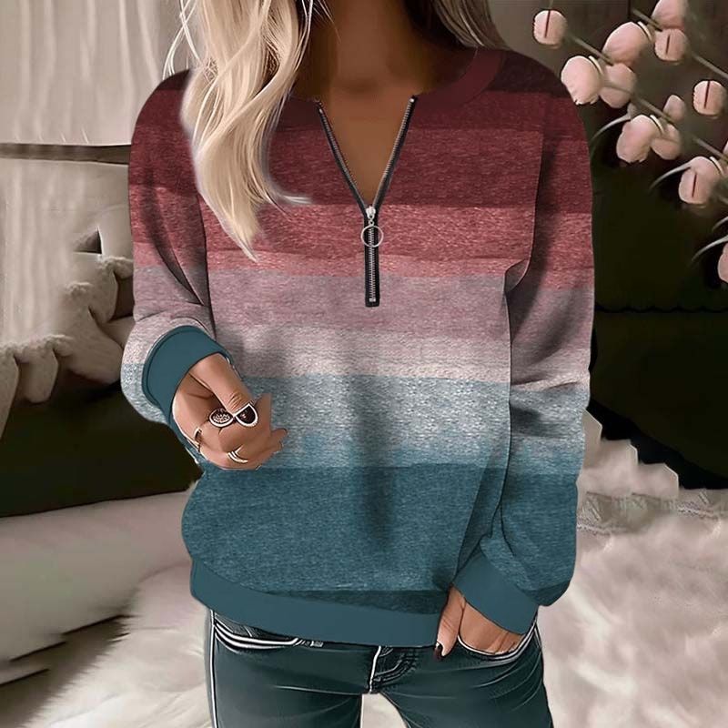 Ivory - Reißverschluss Pullover