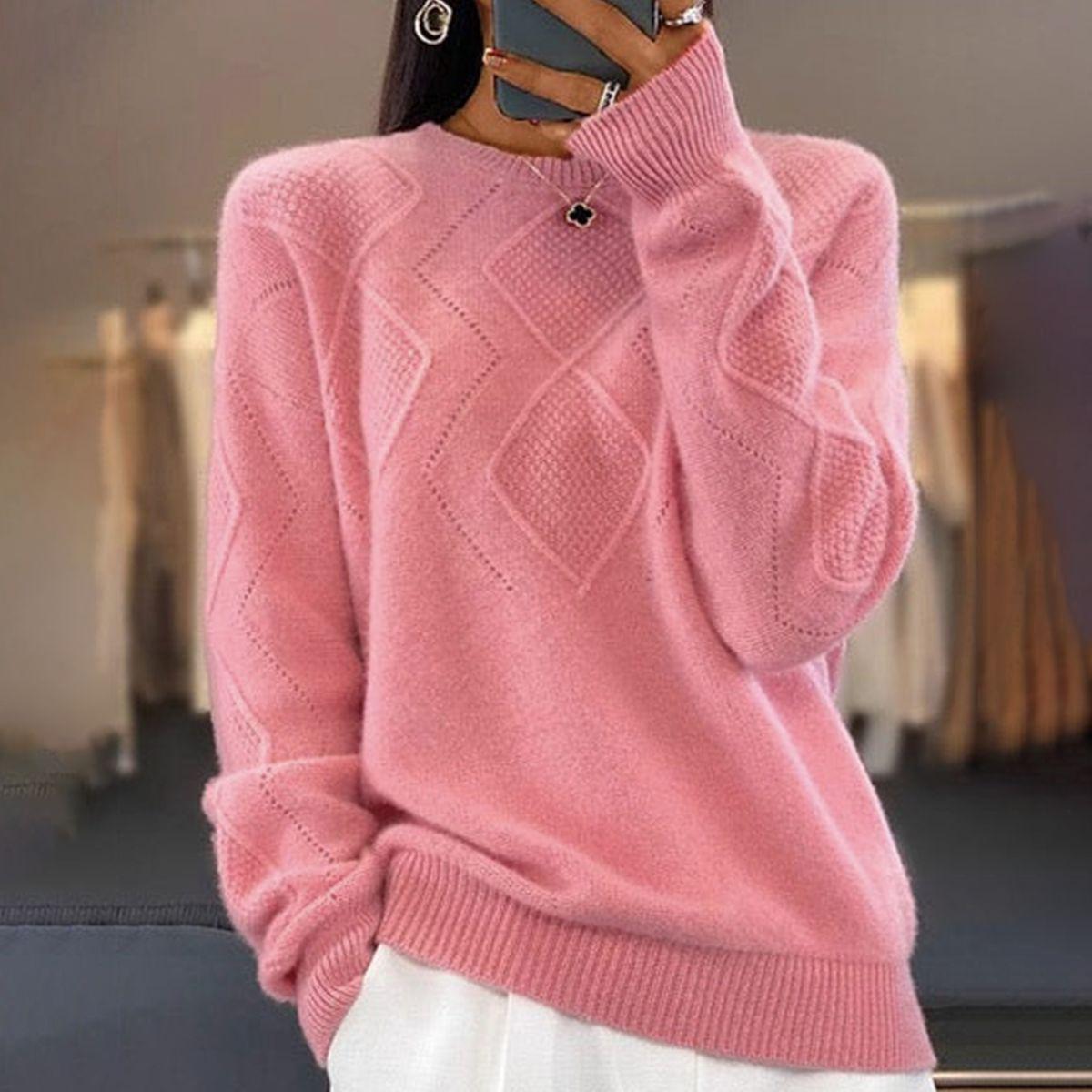 Nora - Süßer rosa Pullover