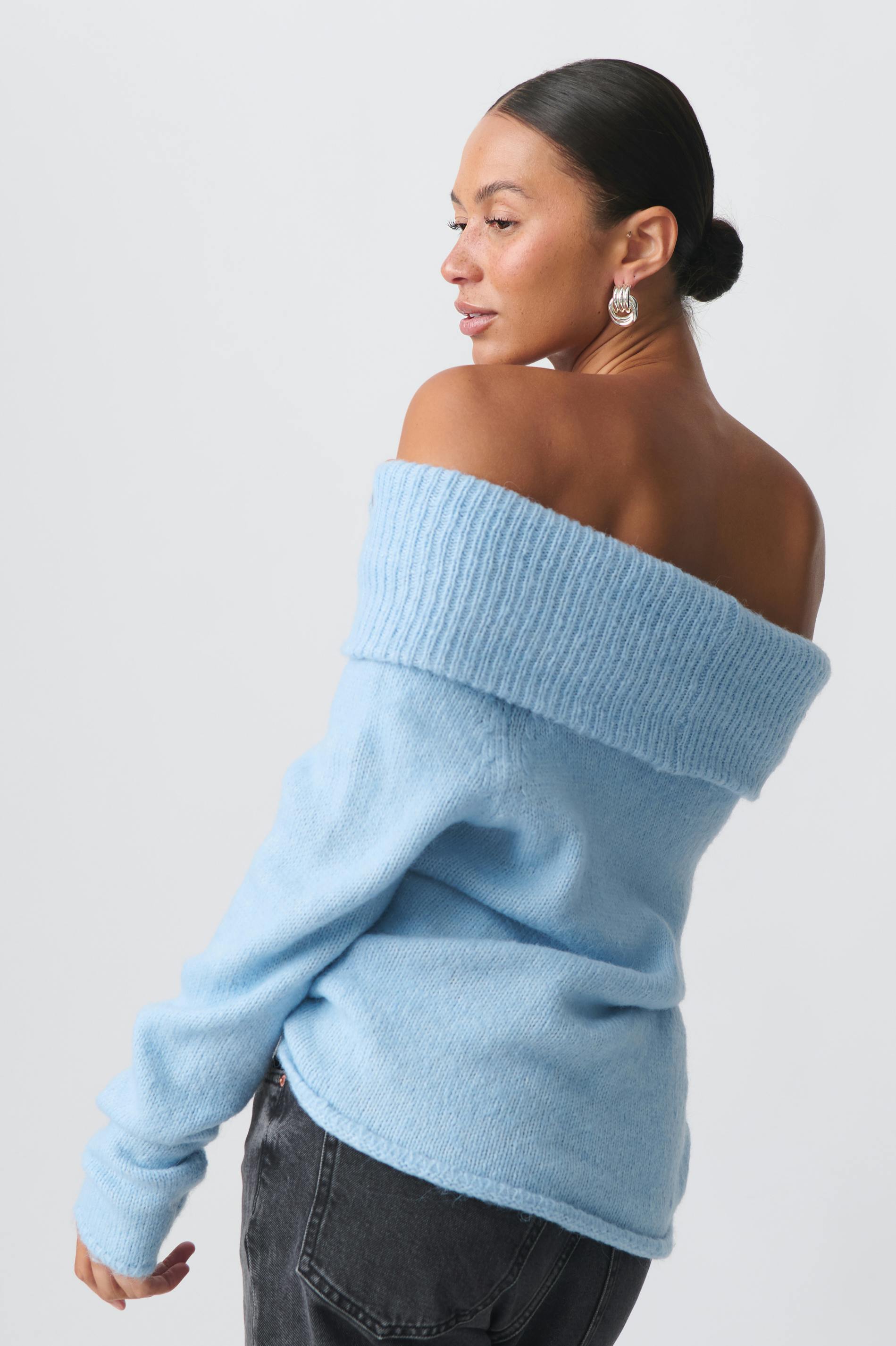 Cosette - Schulterfreier Komfort Pullover