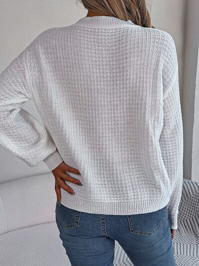 Mia - Exquisiter Pullover mit Zöpfen