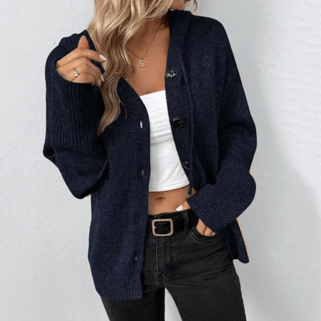 Damen Warme Strickjacke