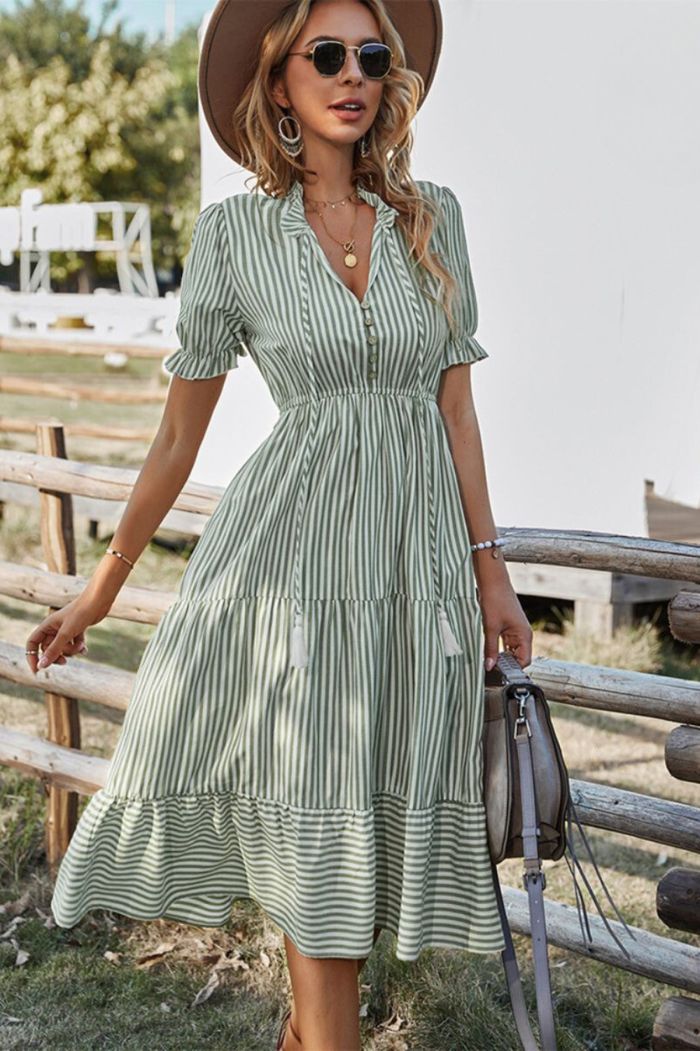 Stilvolle Sommerkleid - Trendiges Sommerkleid Emily