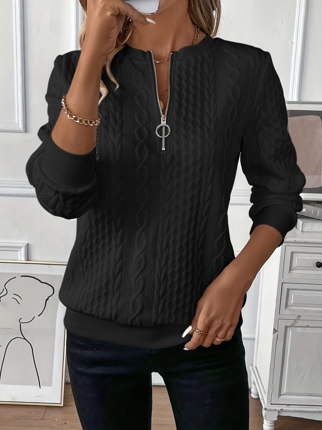 Eleganter Komfort-Pullover