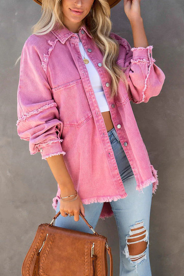 Alyssa - Stylische Jeansjacke mit Taschen