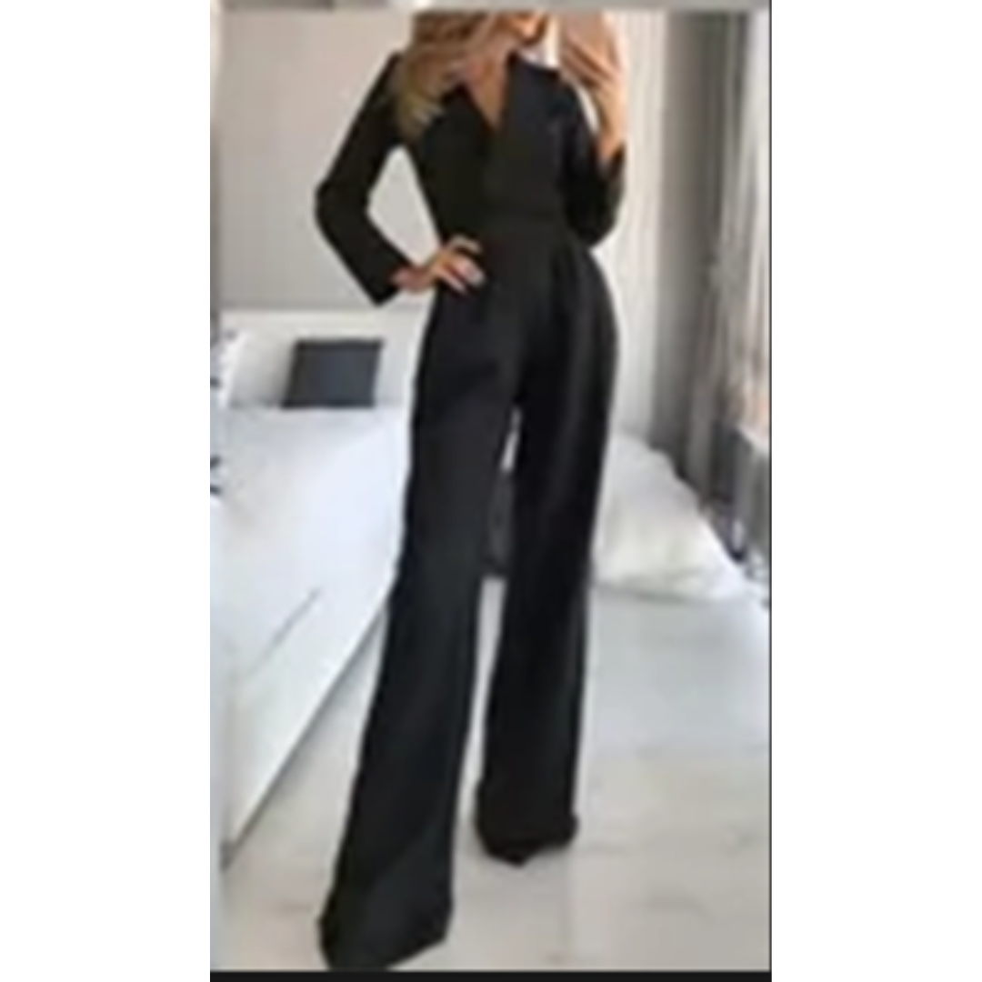 Jumpsuit mit breiten Trägern