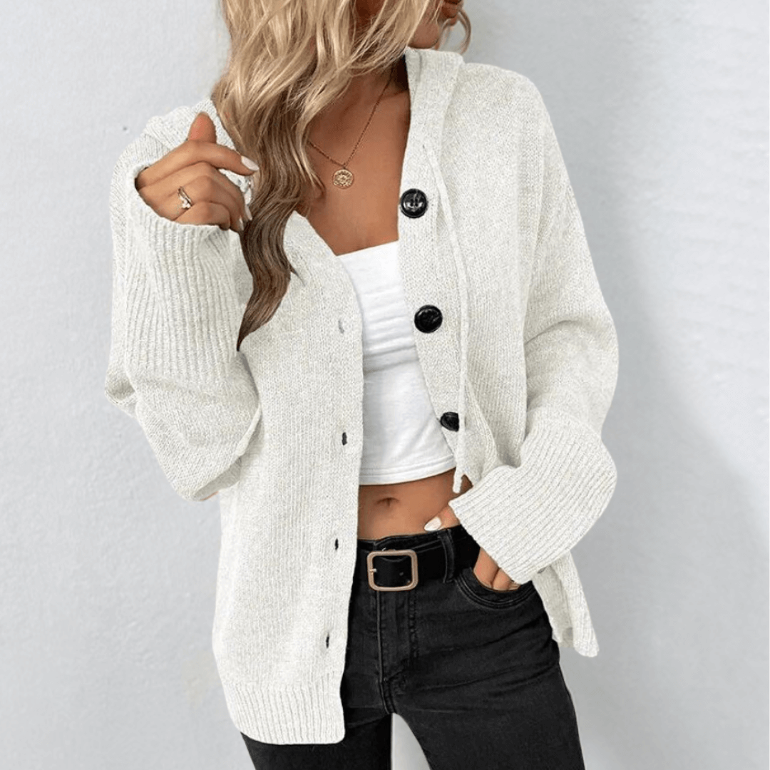 Damen Warme Strickjacke