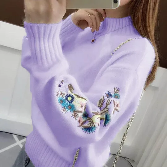 Demi - Eleganter Pullover mit voluminösen Ärmeln