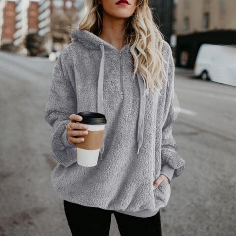 Trinity - Weicher Kapuzenpullover mit Kordelzug für Damen