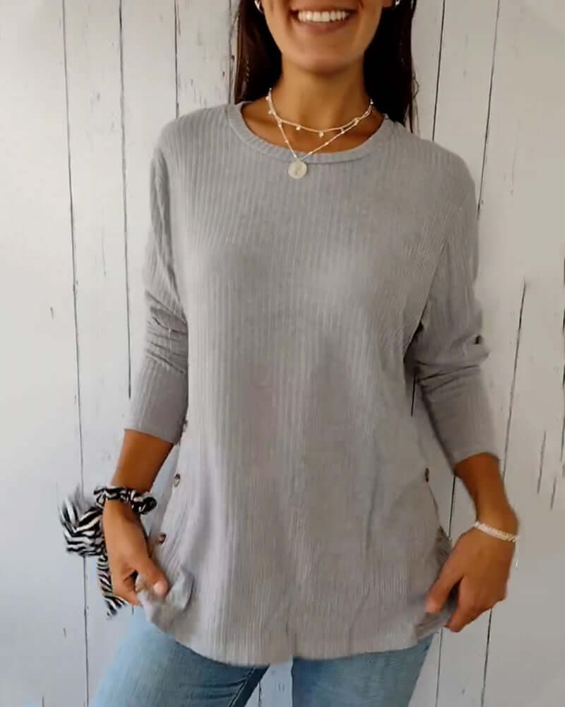 Myla - Stylisches langärmeliges Damen Top
