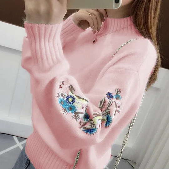 Demi - Eleganter Pullover mit voluminösen Ärmeln