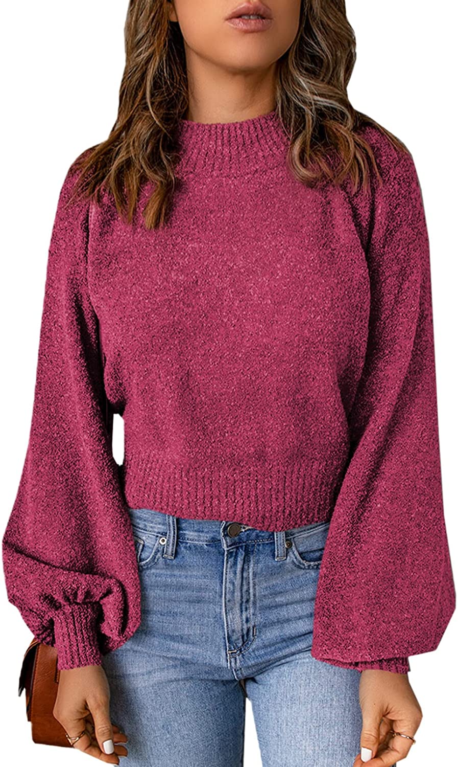 Valentina - Bequemer Pullover mit Puffärmeln