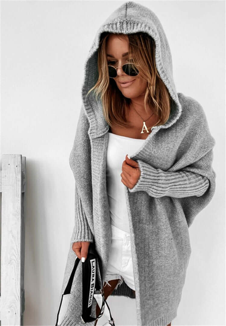 Tereza | Trendiger Strickcardigan mit langen Ärmeln