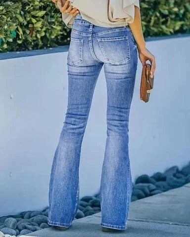 Jeans mit hoher Taille