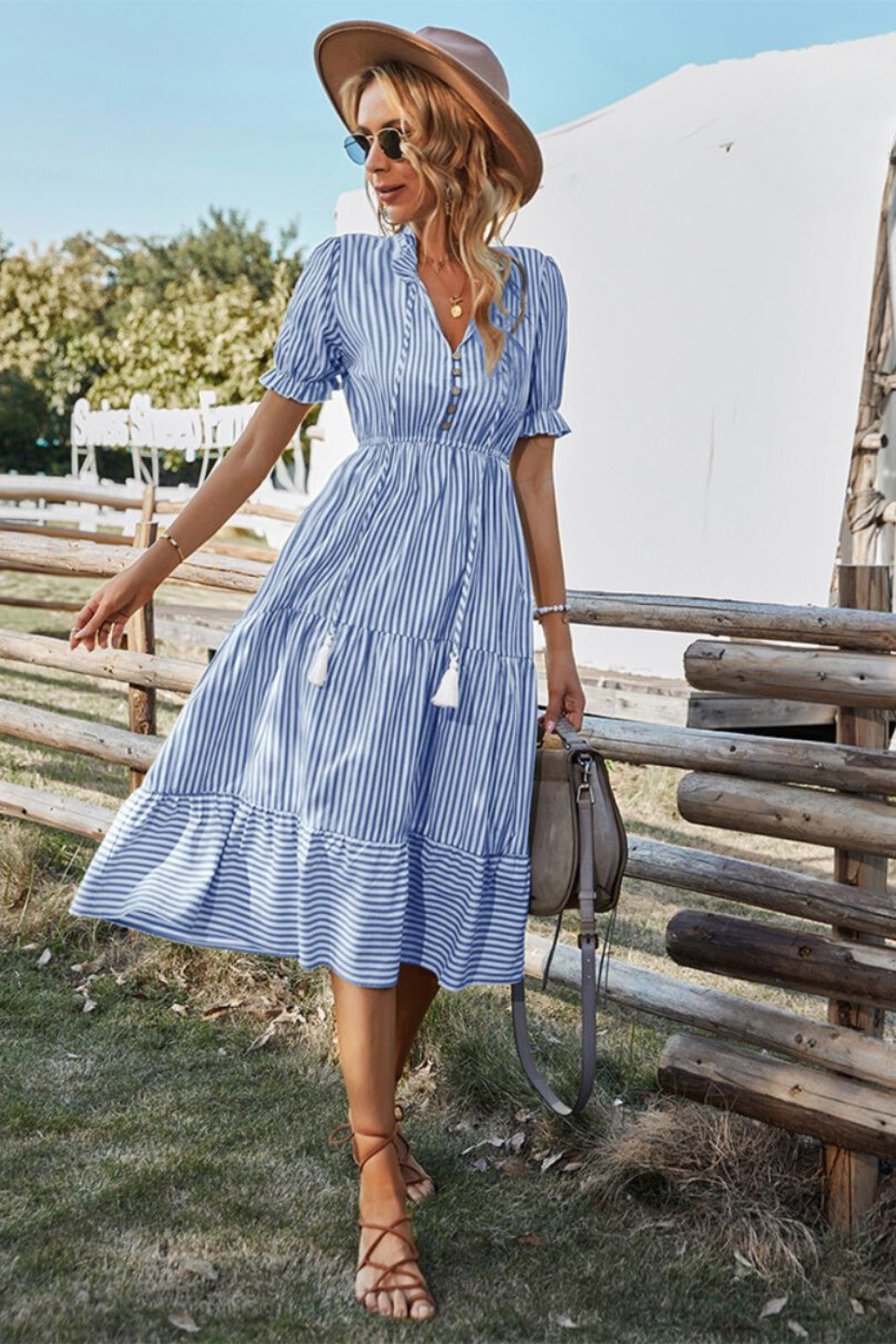 Stilvolle Sommerkleid - Trendiges Sommerkleid Emily