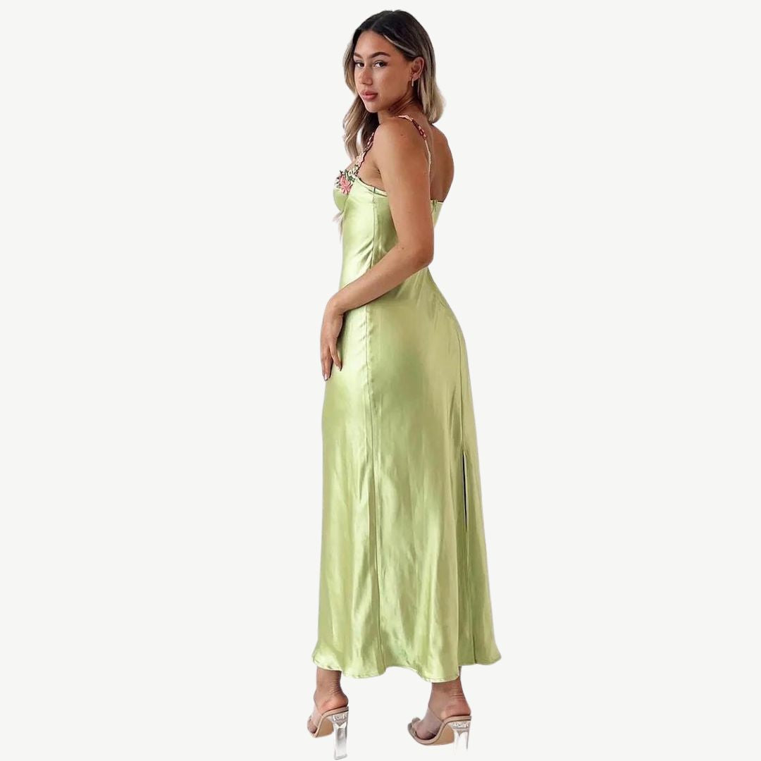 SLIP-KLEID AUS SATIN - Lozenda