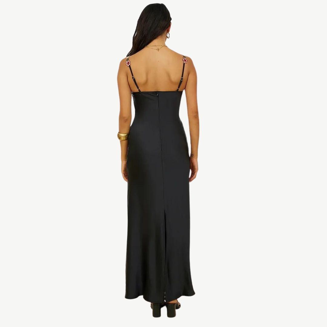 SLIP-KLEID AUS SATIN - Lozenda