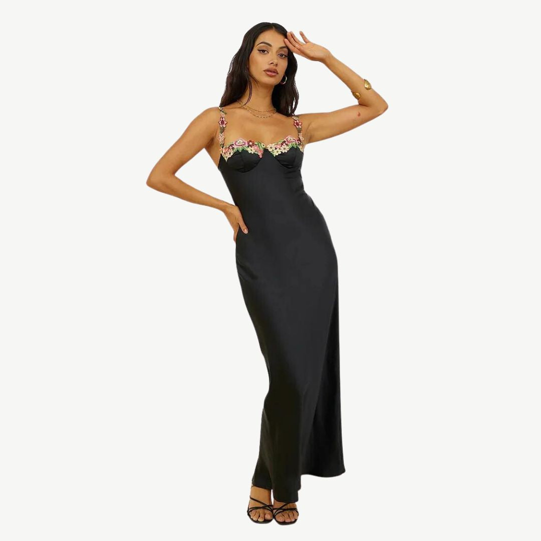 SLIP-KLEID AUS SATIN - Lozenda