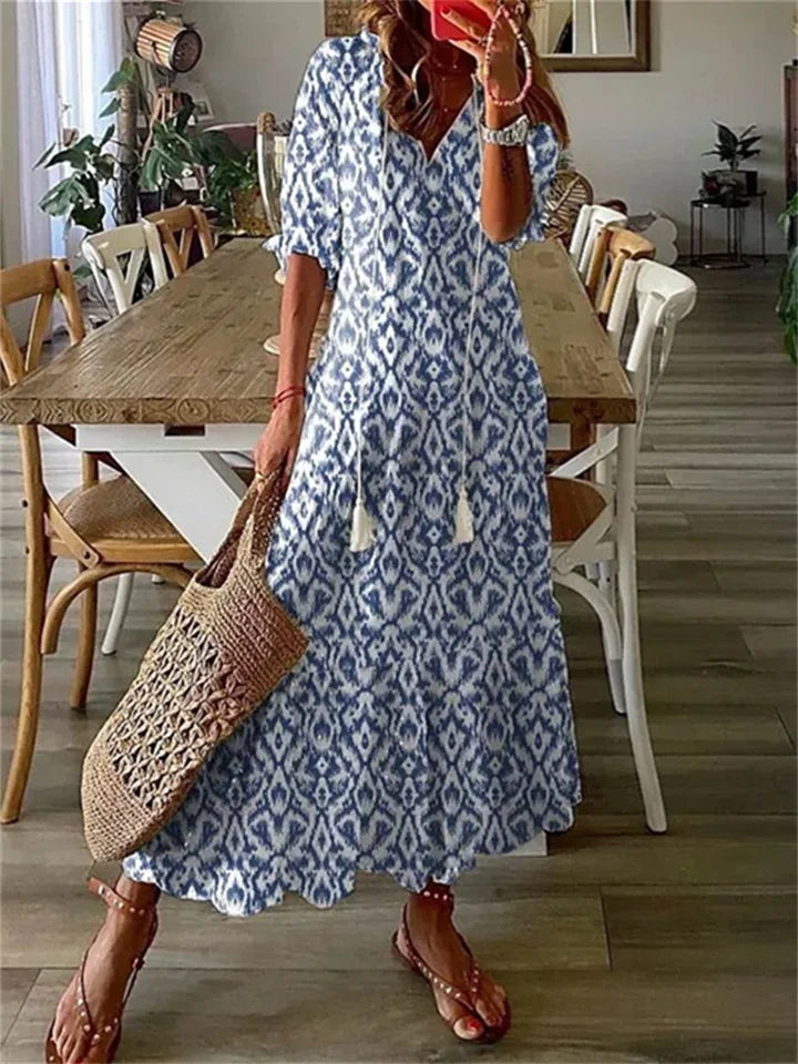 Krystel - Maxi Sommerkleid für Stil und Komfort