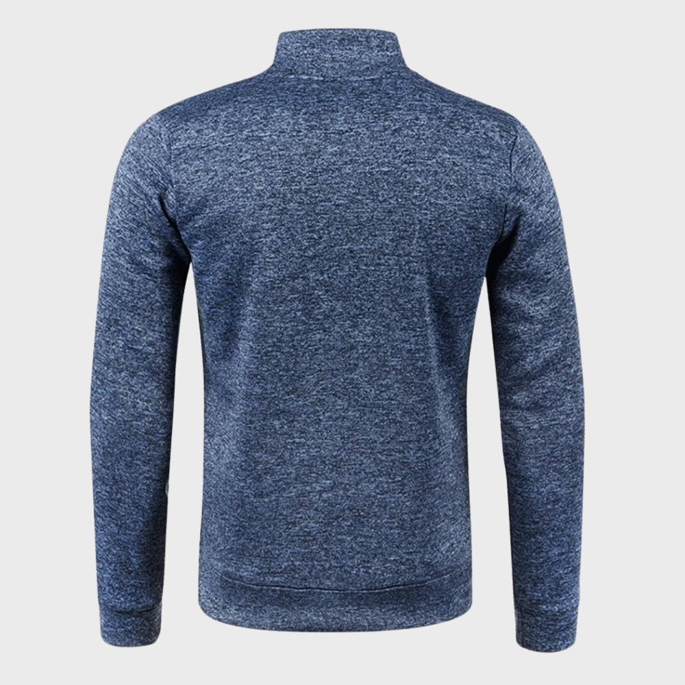 Torsten - Trendy Herrenpullover mit Reißverschluss