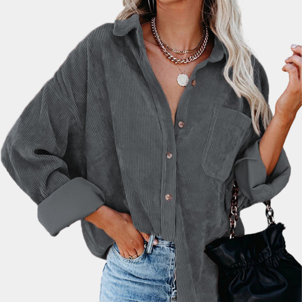 Rubyna | Warme und modische Kordjacke