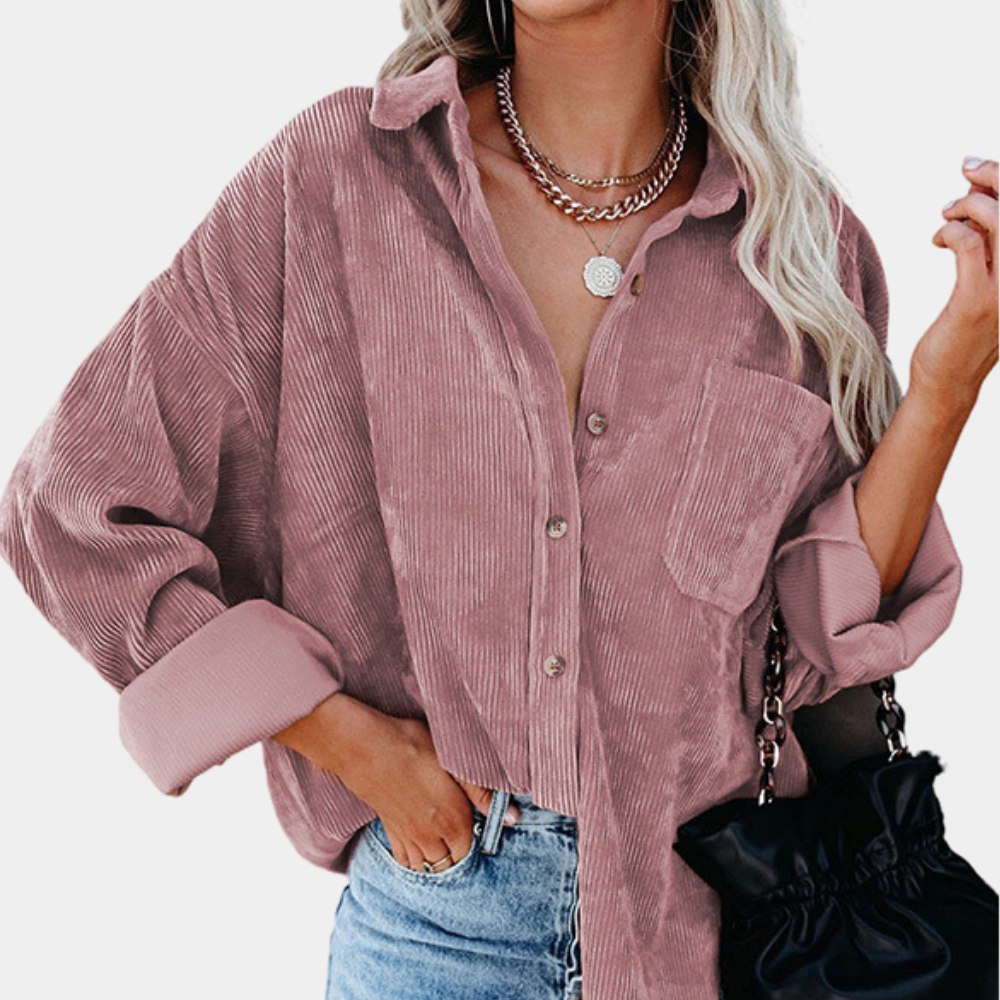 Rubyna | Warme und modische Kordjacke