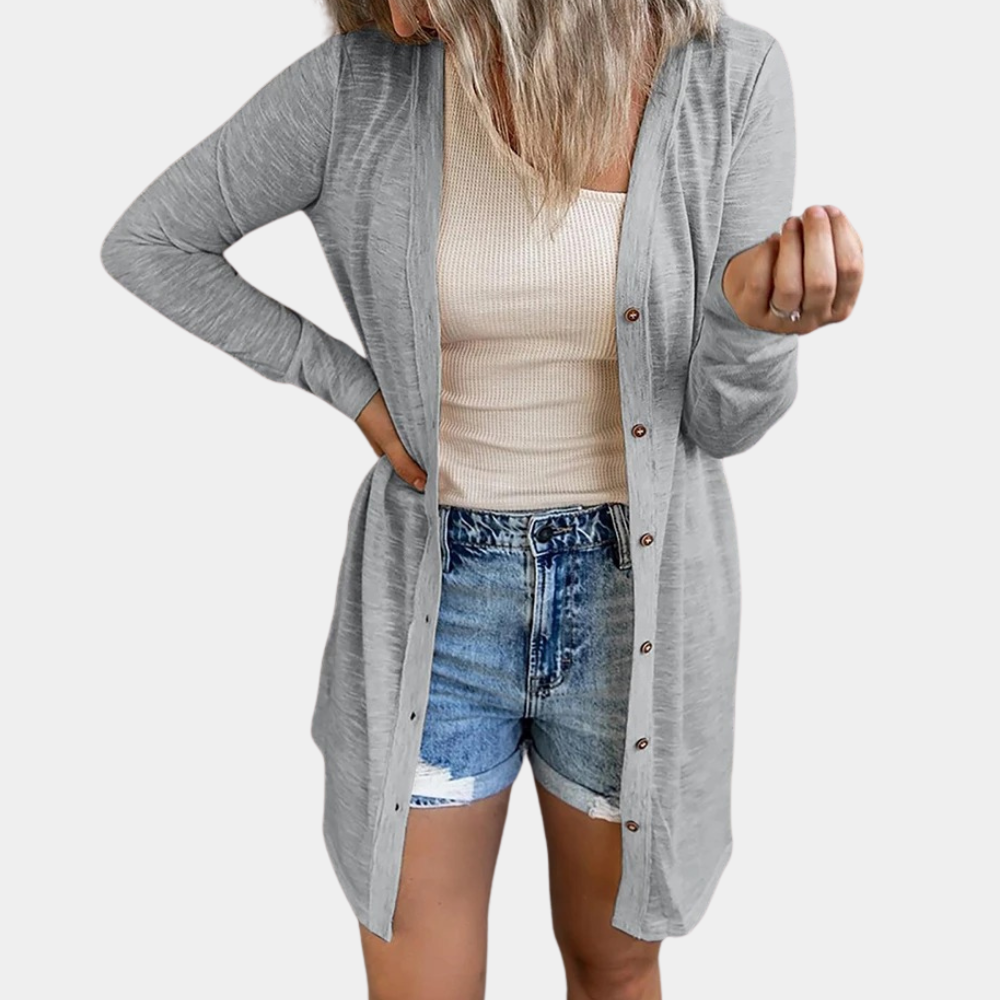 Leichte Damenstrickjacke für lässige und elegante Outfits - Lozenda