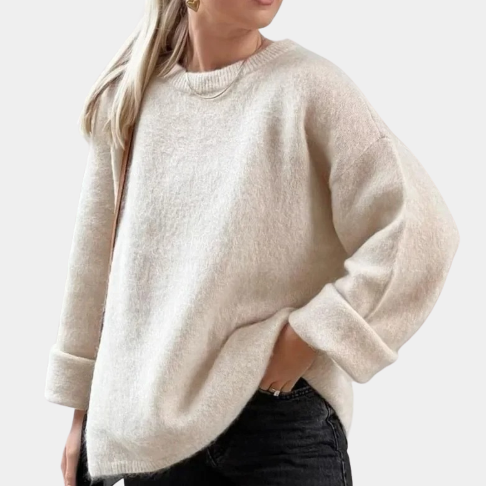 Olivia | Weicher Strickpullover in Übergröße