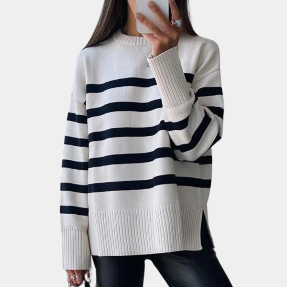 Avery - Eleganter Damenpullover mit Feinstrick
