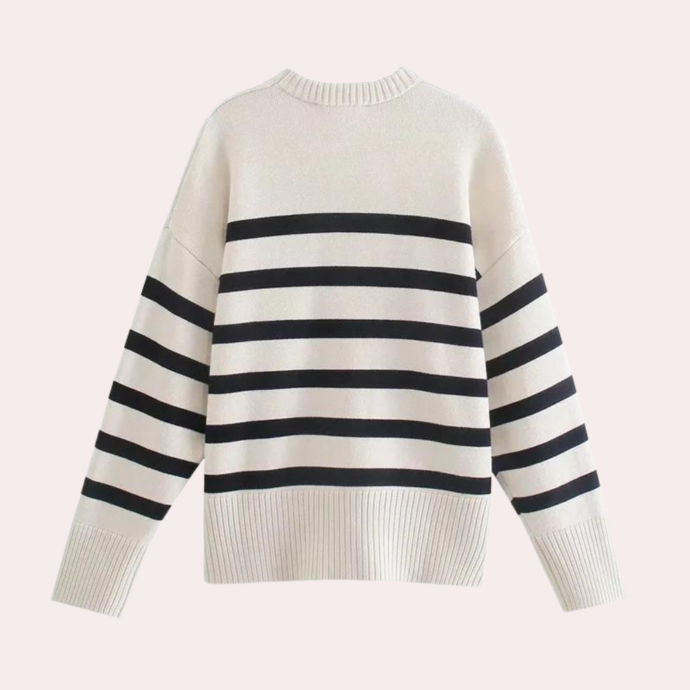 Avery - Eleganter Damenpullover mit Feinstrick
