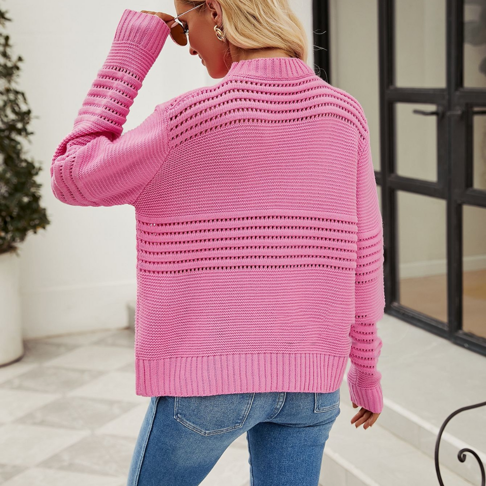 Bequemer Strickpulli für Frauen