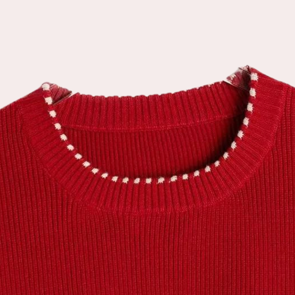 Peninah  - Weicher Rundhals Pullover für Frauen