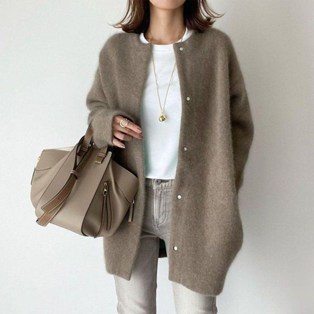Trendiger Damen Strickjacke Bequem
