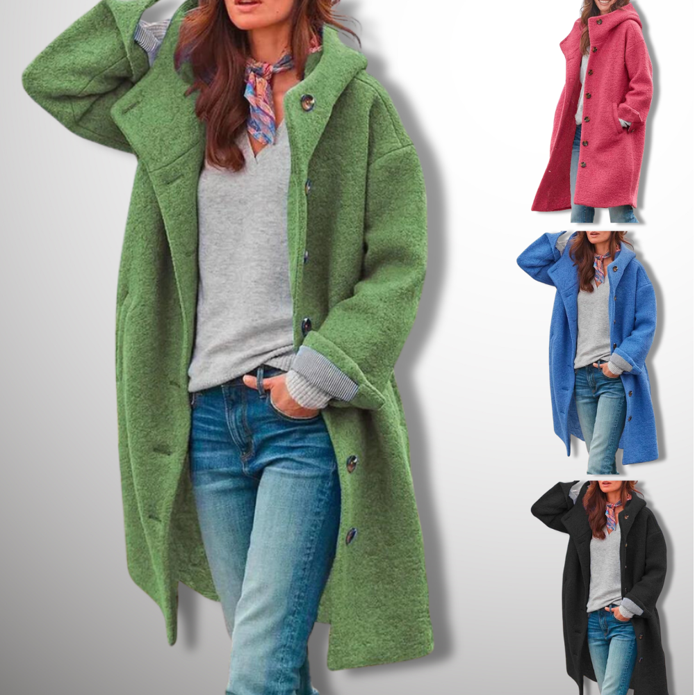 Damen Lange Strickjacke