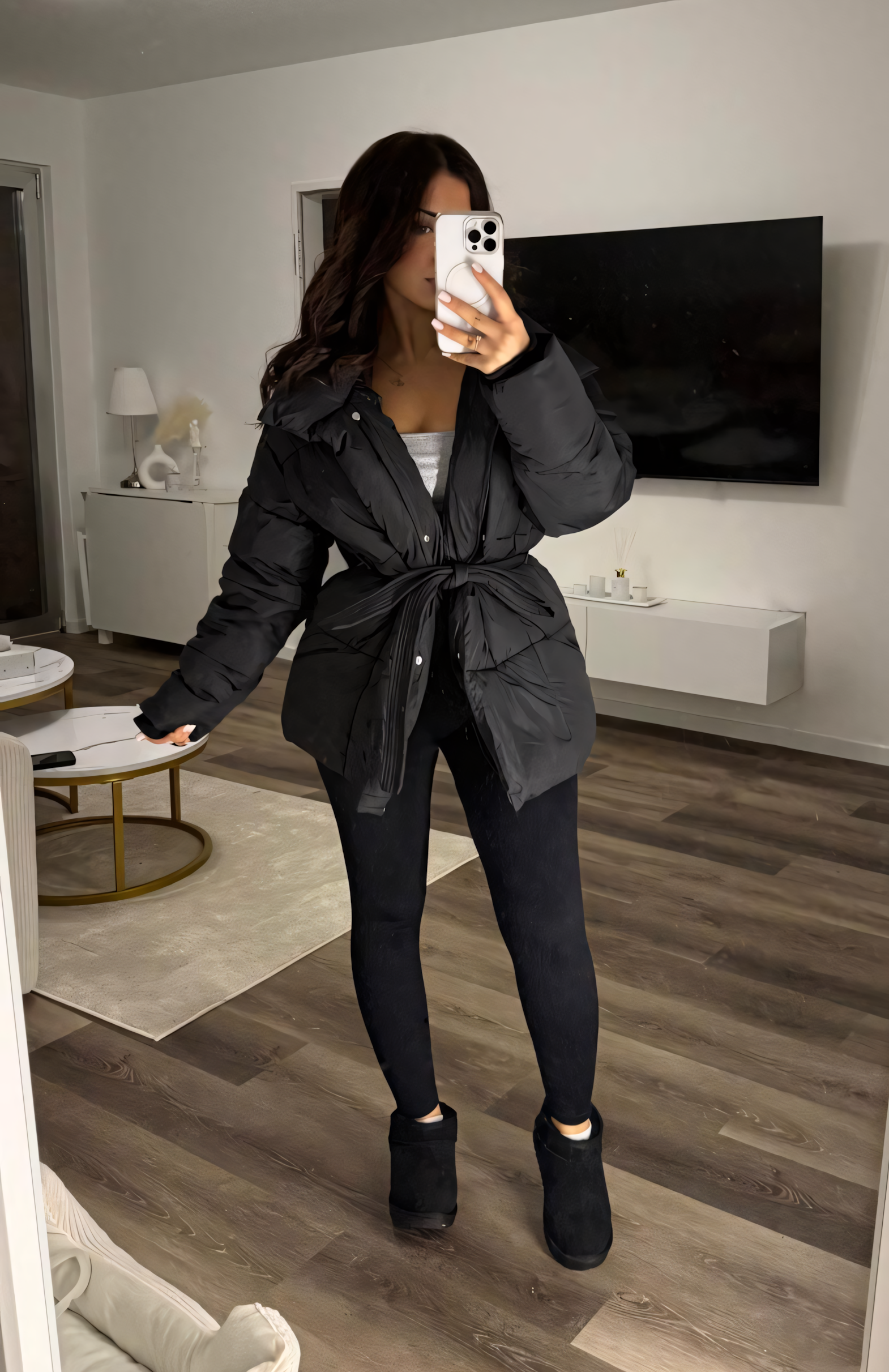 Damen-Baumwolljacke mit Stehkragen 1