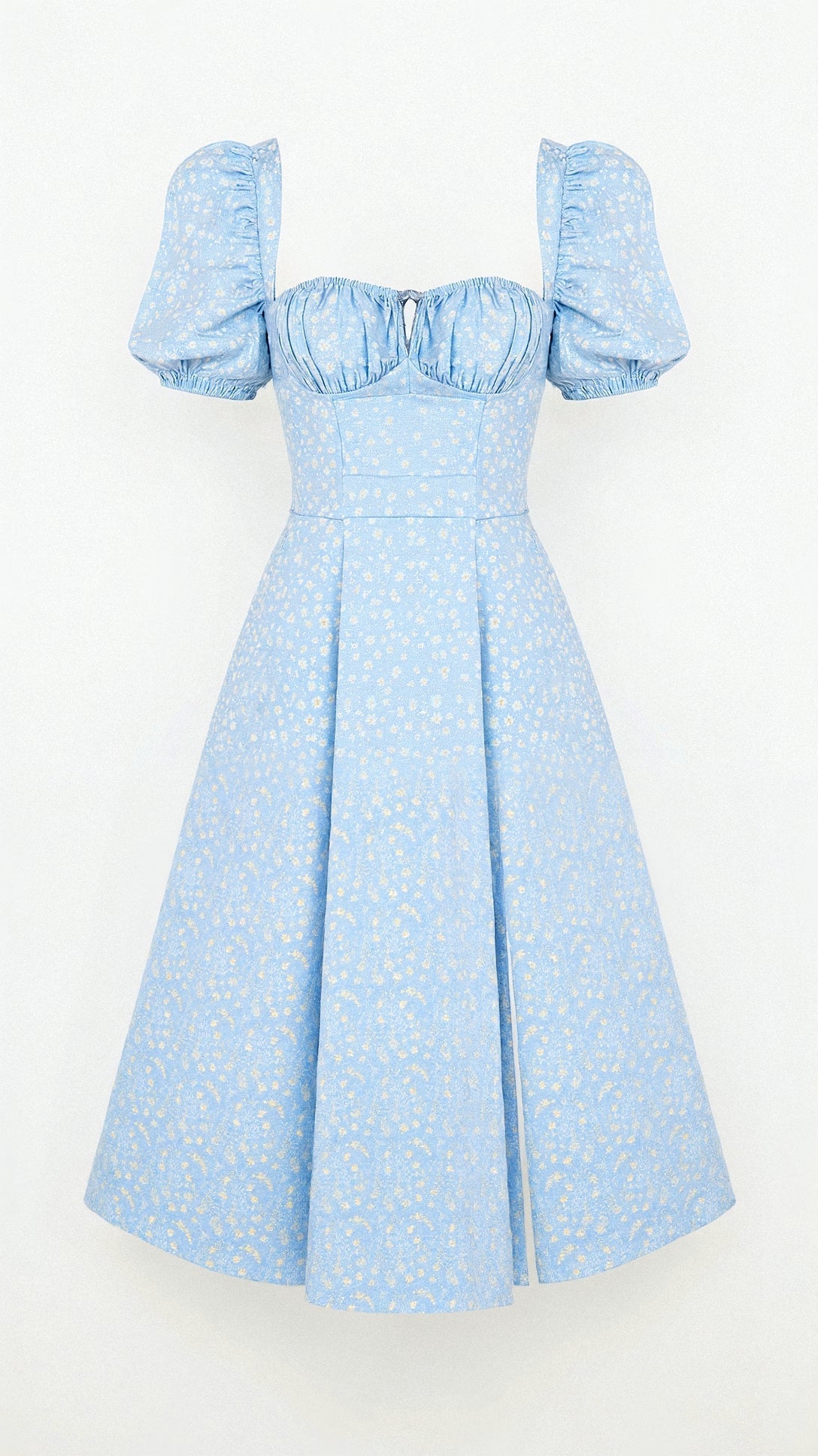 Damen Blumen Sommer Midi Kleid - Aurora