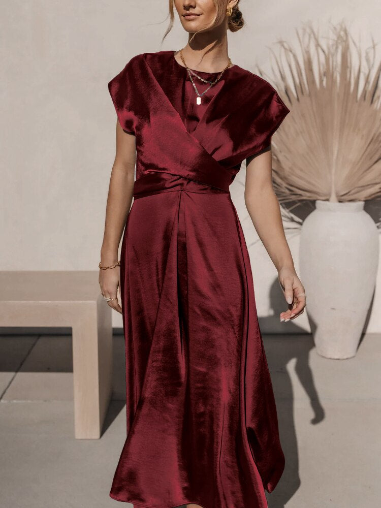 Damen Elegantes Midi Party Kleid - Merlyn