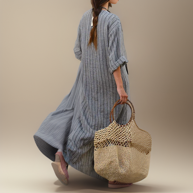 Damen Vintage Maxikleid - Hailey