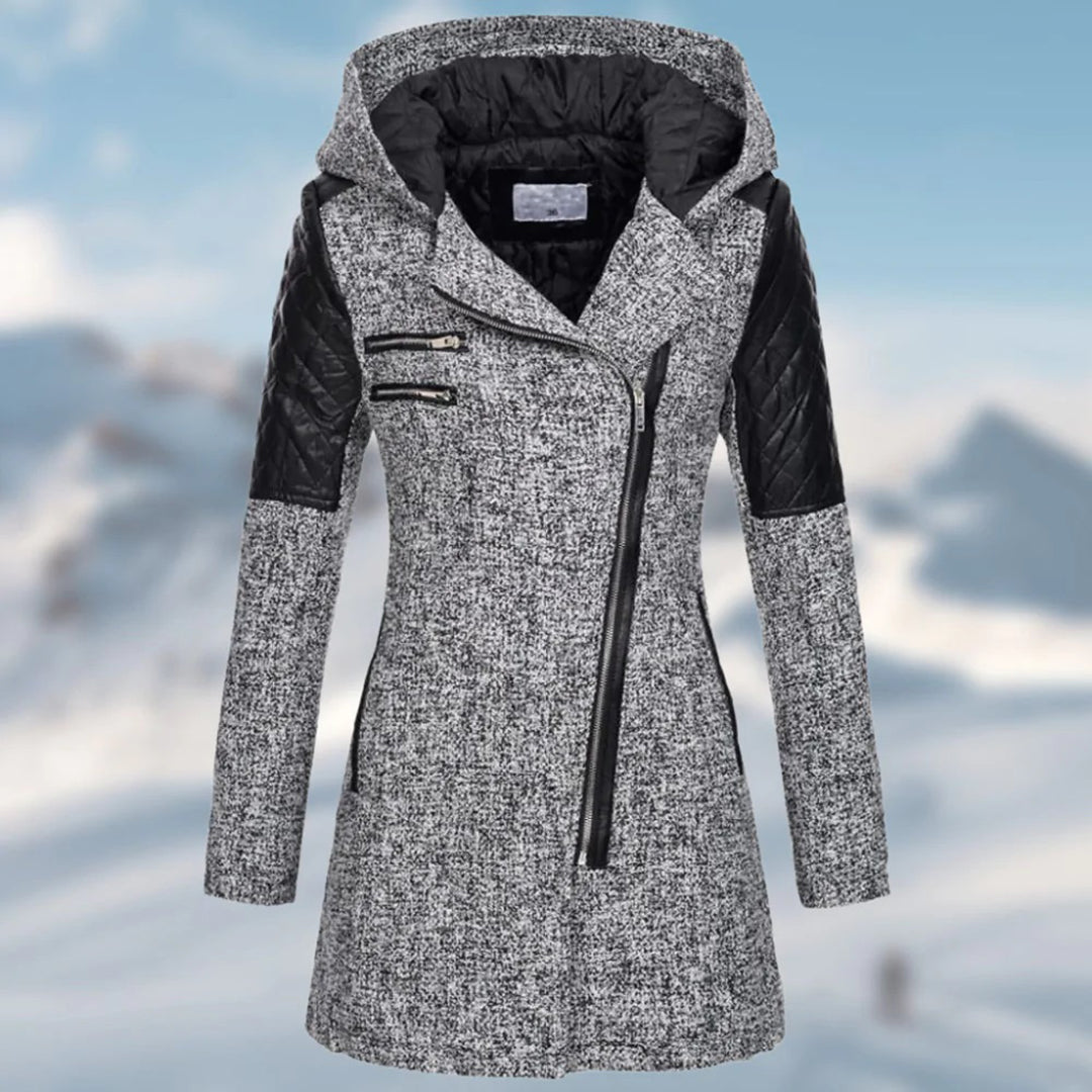 Damen Warme Kapuzenjacke | Winter 0