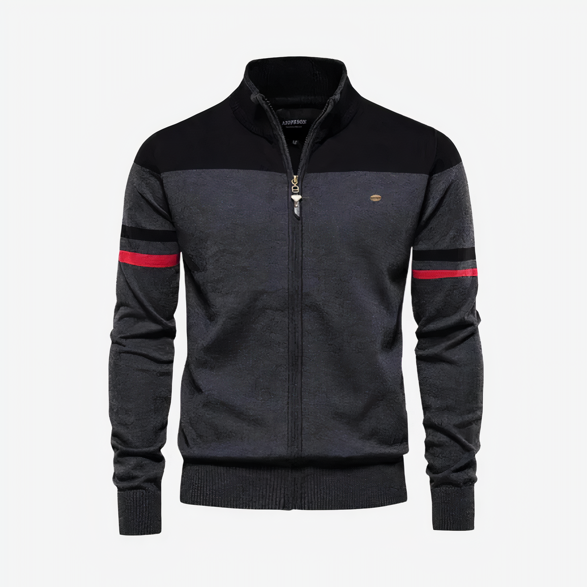 Hugh - Kapuzen Sweatshirt mit Reißverschluss